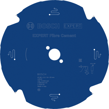 BoschEXPERT 纤维水泥圆锯片，190 毫米。